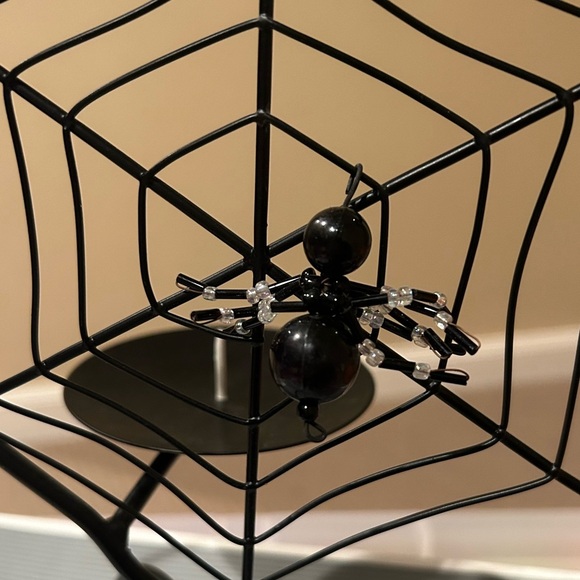 Black Spider Web Holiday Decor - Picture 2 of 4